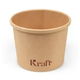 Sauscup 60 ml / 2 oz Kraft Bruin Karton