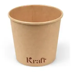 Sauscup 120 ml / 4 oz Kraft Bruin Karton