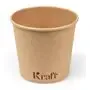 Sauscup 120 ml / 4 oz Kraft Bruin Karton