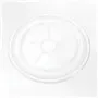 Sushi Tray HP-61 Zwart PS + Deksel Transparant OPS Rond 286 x 45mm