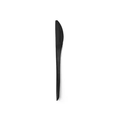 Messen Zwart CPLA "Folia" Extra Stevig 190mm (Klein-verpakking)