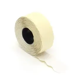 Prijstang etiketten - Prijslabels 26 x 16mm Wit Permanent Rechthoekig Rol 1100 Stuks
