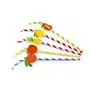 Buigrietjes Papier "FSC" Streep Assortiment Met Zonnebril Ø 6 x 240mm Horecavoordeel.com