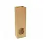 Blokbodemzakken met Venster Bruinkraft Sealbaar 130 + 70 x 360mm