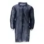 CMT Bezoekersjas PP Non Woven Lichtgewicht met Drukknopen Blauw Maat XXL -Horecavoordeel.com-