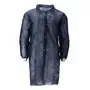 CMT Bezoekersjas PP Non Woven Lichtgewicht met Drukknopen Blauw Maat L -Horecavoordeel.com-