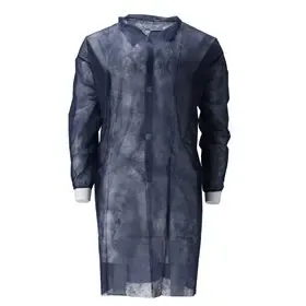 CMT Bezoekersjas PP Non Woven 40gr met Klittenband Blauw Maat XXL -Horecavoordeel.com-