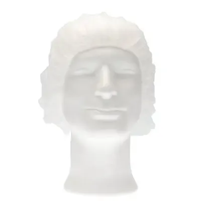 CMT Haarnet - Bouffant Cap PP Non Woven Wit Maat XL 58cm -Horecavoordeel.com-