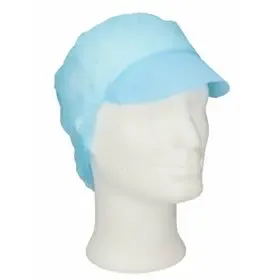 CMT Pet Met Klep - Snood Cap PP Non Woven Blauw