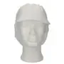CMT Pet met Klep en Haaropvang Polyester Katoen Kroon Wit Maat XL
