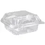 Hamburgerbakken PET Transparant 133x133x64mm -Horecavoordeel.com-