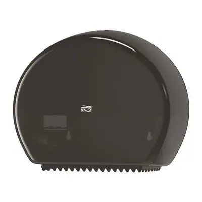 Tork Mini Jumbo Toiletpapier Dispenser Zwart Kunststof Elevation-Line - Systeem T2 -Horecavoordeel.com-
