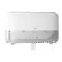 Tork Twin Hulsloos Mid-size Toiletpapier Dispenser Wit Kunststof Elevation-Line - Systeem T7 -Horecavoordeel.com-