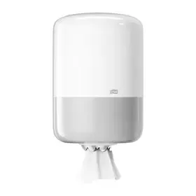Tork Centerfeed Poetspapier Dispenser Wit Kunststof Elevation-Line - Systeem M2 -Horecavoordeel.com-