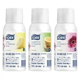 Tork Luchtverfrisser Spray mix pakket 3 Parfums Aerosol - Systeem A1 -Horecavoordeel.com-
