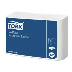 Tork Dispenserservet Fastfold Universal 1-laags Wit 25x30cm - Systeem N2 -Horecavoordeel.com-