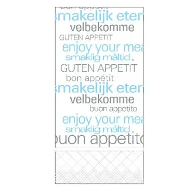 Tork Lunchservet Text 2-laags Decor 33x33cm 1/8-vouw -Horecavoordeel.com-
