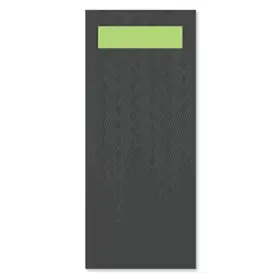 Tork Bestekzakje Advanced Zwart met Limoen Servet 2-laags 39x23cm -Horecavoordeel.com-