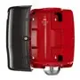 Tork Combi Rol Poetspapier Dispenser Zwart-Rood Metaal-Kunststof Performance-Line - Systeem W2