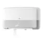 Tork Twin Mini Jumbo Toiletpapier Dispenser Wit Kunststof Elevation-Line - Systeem T2
