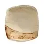 Schalen Palmblad "Pure" 350cc H 4,5 x 17 x 17cm Natuur "QUADRATO"