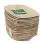 Schalen Palmblad "Pure" 350cc H 4,5 x 17 x 17cm Natuur "QUADRATO"