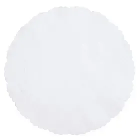 Taartranden Papier Rond Ø 20,5cm Wit