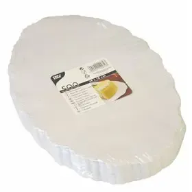 Taartranden Papier Ovaal 29 x 18,8cm Wit