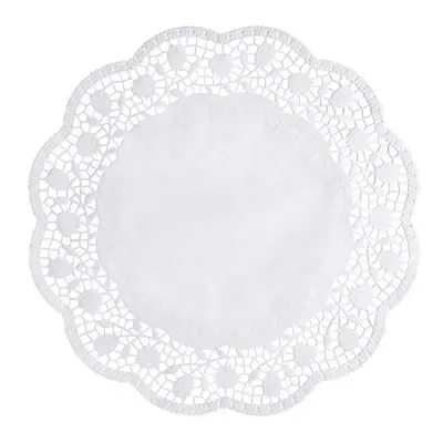 Taartranden Papier Rond Ø 38cm Wit