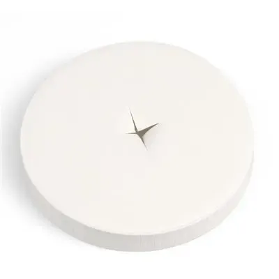 Deksels Wit Papier met Kruisopening 90mm