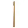 Fritesvorkjes Papier "Pure" 13,5cm Bruin