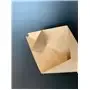 Friet Puntzak Karton Bruin met Sausvak 16 x 27cm