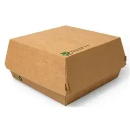 Hamburgerbak Groot "100% Fair" 155 x 155 x 90mm  Horecavoordeel.com