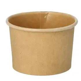 Sausbakjes 45cc Rond Karton "100% Fair" Ø 61 x 40mm - Horecavoordeel.com