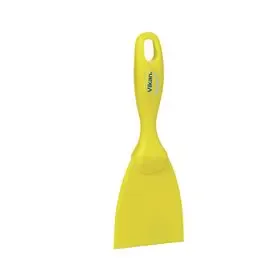 Rechte Smalle Handschraper Polypropyleen 75x18x210mm Geel -Horecavoordeel.com-