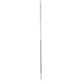 Ergonomische Rvs Steel 150cm Van Roestvrij Staal En Polypropyleen 1510xø 31mm Wit -Horecavoordeel.com-