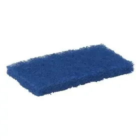 Medium Schuurpad Nylon 245x125x30mm Blauw -Horecavoordeel.com-