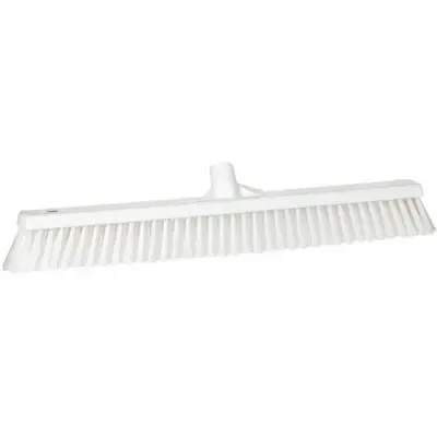 Combi Veger Breed Harde En Zachte Polyester Vezels 610x70x125mm Wit -Horecavoordeel.com-