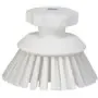Ronde Harde Werkborstel Met Polyester Vezels ø 110x110mm Wit -Horecavoordeel.com-