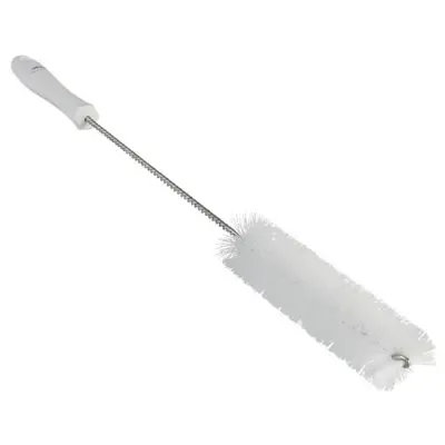 Harde Pijpborstel Met Handvat En Polyester Vezels ø40x510mm Wit -Horecavoordeel.com-