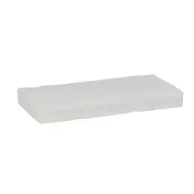 Zachte Schuurpad Nylon 245x125x30mm Wit -Horecavoordeel.com-