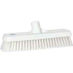 Harde Vloerschrobber Met Polyester Vezels 305x85x110mm Vezellengte: 45mm Wit -Horecavoordeel.com-