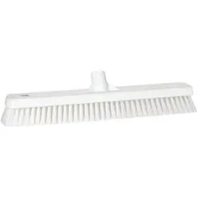 Harde Brede Vloerschrobber Met Polyester Vezels 470x80x115mm Vezellengte: 43mm Wit -Horecavoordeel.com-