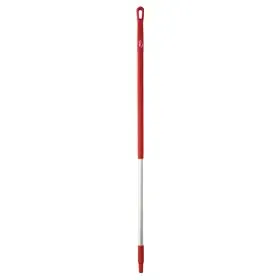 Ergonomische Aluminium Steel 130cm Van Geanodiseerd Aluminium En Polypropyleen 1310xø 31mm Rood -Horecavoordeel.com-