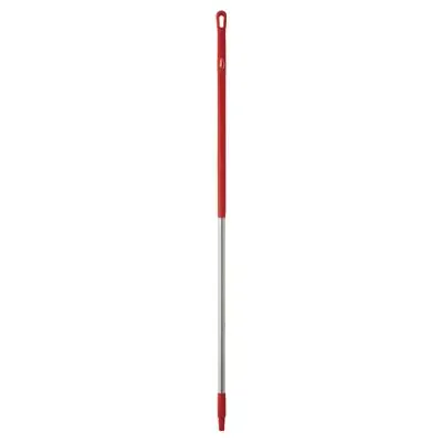 Ergonomische Rvs Steel 150cm Van Roestvrij Staal En Polypropyleen 1510xø 31mm Rood -Horecavoordeel.com-