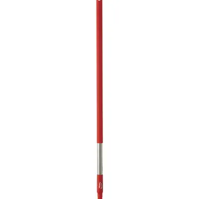 Korte Ergonomische Rvs Steel Van Roestvrij Staal En Polypropyleen 1025xø 31mm Rood -Horecavoordeel.com-