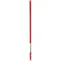 Korte Ergonomische Rvs Steel Van Roestvrij Staal En Polypropyleen 1025xø 31mm Rood -Horecavoordeel.com-