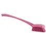 Afwasborstel Met Lange Steel En Harde Polyester Vezels 415x71x75mm Roze -Horecavoordeel.com-