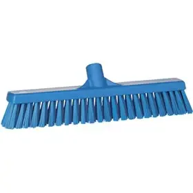 Combi Veger Met Harde En Zachte Polyester Vezels 410x90x120mm Blauw -Horecavoordeel.com-