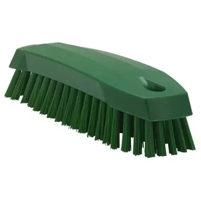 Kleine Medium Werkborstel Met Polyester Vezels 165x50x45mm Groen -Horecavoordeel.com-